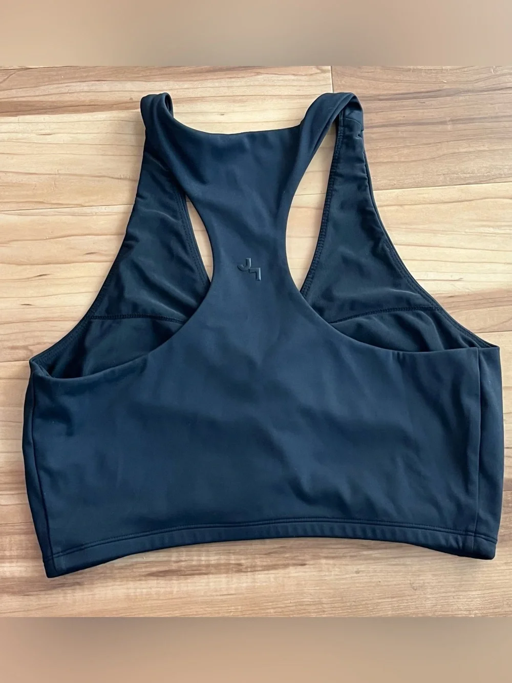 JoyLab Black Ruched Racerback Sports Bra – Size Medium - Picture 5 of 11